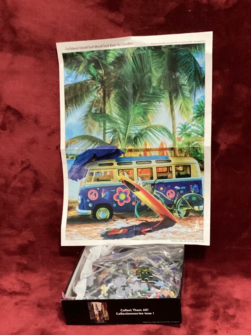 500 Piece Caribbean Island Surf Puzzle
